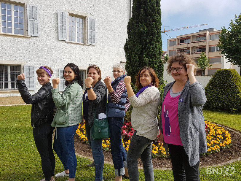 L'association interjurassienne grève des femmes prête au combat contre les inégalités.