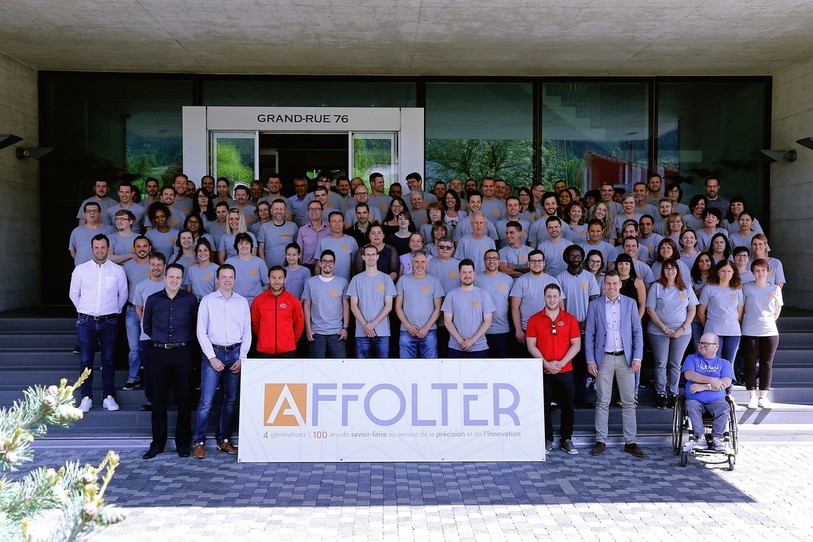 L'entreprise Affolter à Malleray a inauguré vendredi sa nouvelle identité visuelle (photo: Affolter)