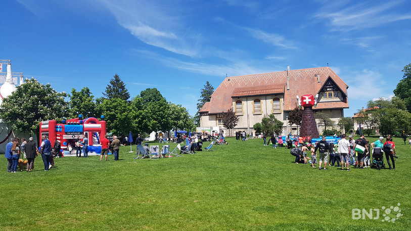 Les animations s'étendent aussi sur le terrain de Beau-Site à proximité du Théâtre populaire romand.