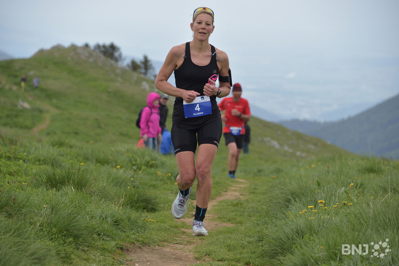 Klasina Brunott a dominé l'épreuve féminine (photo : Georges Henz).
