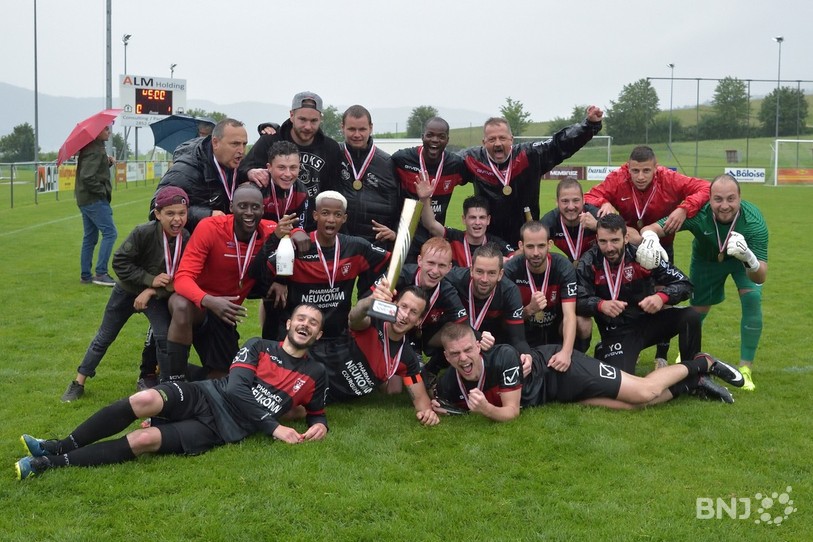 Le FC Courgenay peut savourer : il vient de remporter la Coupe jurassienne !