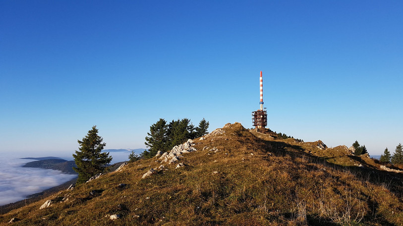 Le Chasseral à l’automne. (Photo : Guillaume Davot)