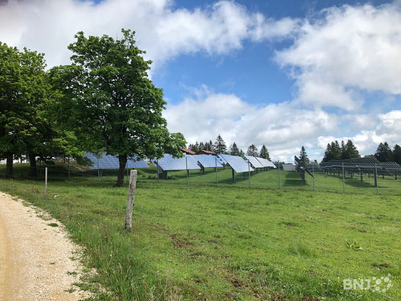 La centrale solaire de Mont-Soleil a produit 547'100 kWh d’électricité en 2018, une production dans la moyenne.