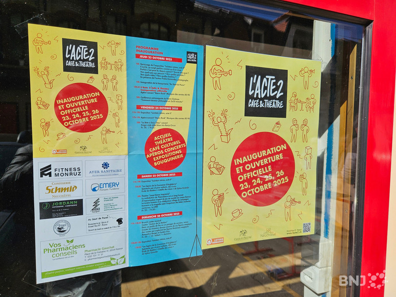 Le programme de fin d'année du théâtre l'Acte 2 à Peseux.