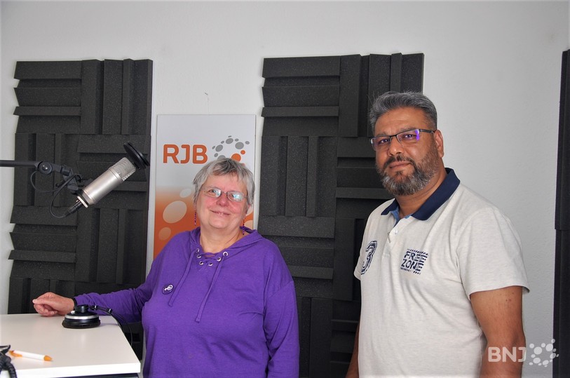 Brigitte Pythoud et Amarjit Singh