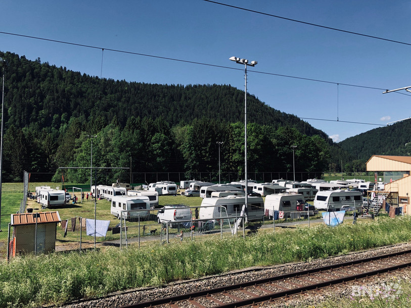 Les gens du voyage passeront sept jours au maximum sur les terrains de football. 