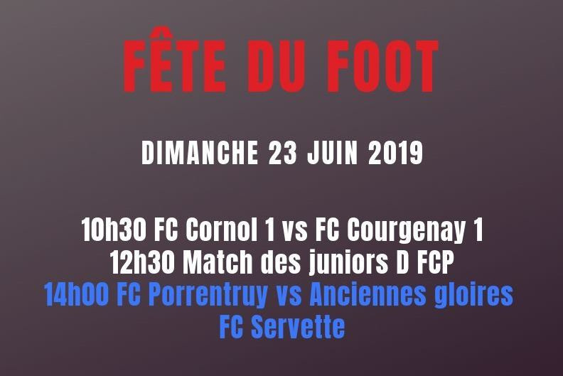 Trois matches sont au menu de cette fête du football.