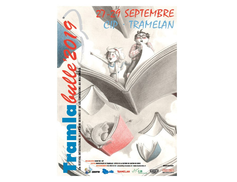 L'affiche de l'édition 2019 de Tramlabulle est l’œuvre de la Belge Nina Jacqmin.