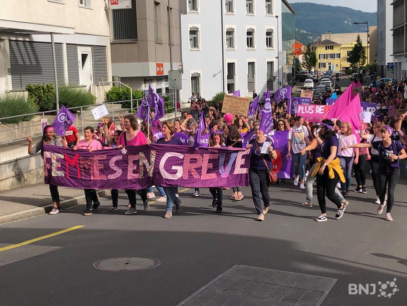 Près de 4'000 personnes ont défilé dans les rues de Delémont.