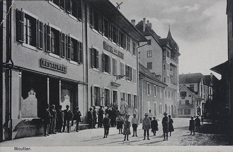 C’est à l’hôtel du Cerf à Moutier que le ton serait monté entre Zoboli et l’un de ses compatriotes. Photo : Musée du tour automatique et d’histoire de Moutier