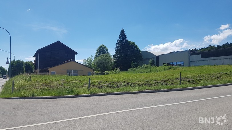 La parcelle où se situera la future usine. (Photo: archives).