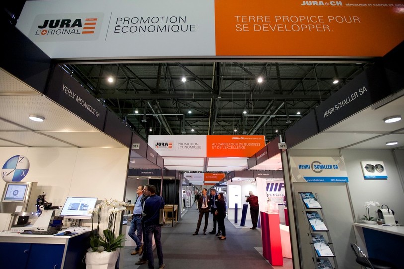 Un nombre record d'entreprises jurassiennes, 81, seront présentes au salon genevois (photo : Promotion économique jurassienne).