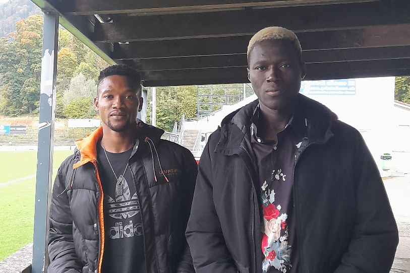 S'ils n'obtiennent pas gain de cause, Ibrahim Sacko (à gauche) et Oumar Ouologuem (à droite) devront quitter le territoire suisse, malgré leur souhait de rester.