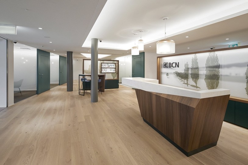 La BCN a choisi Cernier pour tester un nouveau type d'agence. Les banques croient encore en leur place dans les régions. (photo: Banque cantonale neuchâteloise)