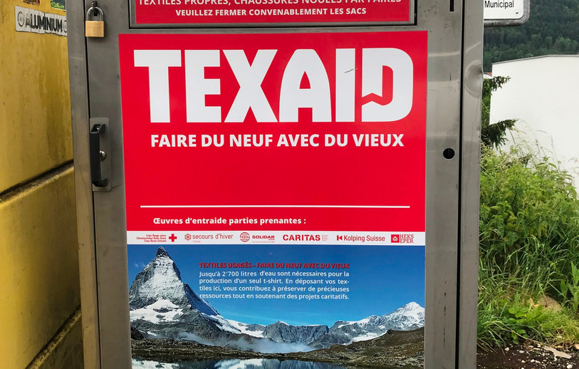 35 tonnes de vêtements usés ont été collectés en 2018 à St-Imier. (photo: Municipalité de St-Imier)
