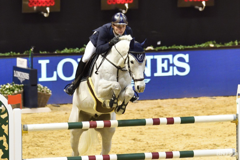 Bryan Balsiger dans le top 10 du Grand Prix du CHI de Genève.  (Photo: archives).