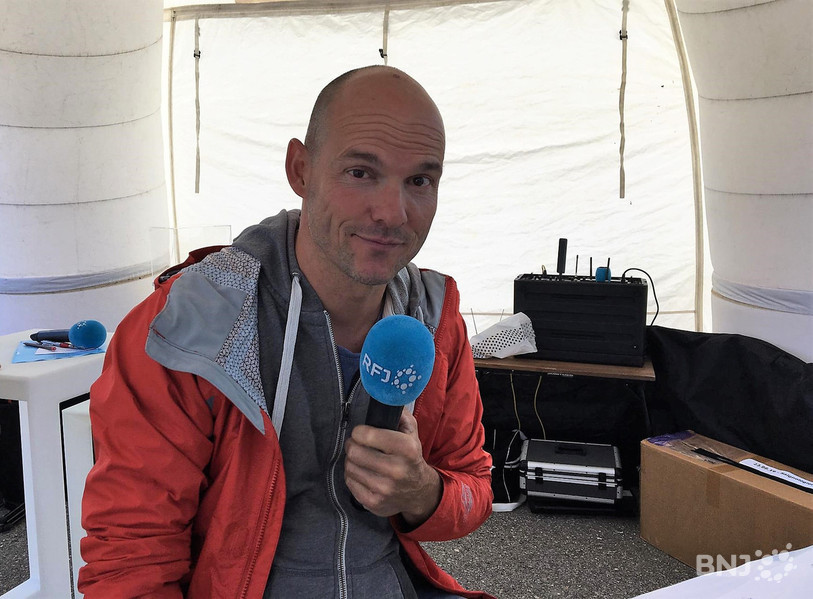 Le comédien Lionel Frésard est aux commandes pour animer l'anniversaire.