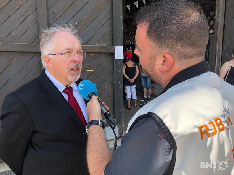 Laurent Coste, président du MAJ, directeur de campagne de Moutier Ville Jurassienne et président du Conseil de Ville de Moutier.
