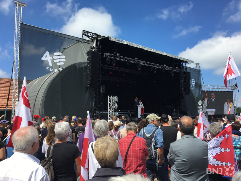 Alain Berset a prononcé un discours et est revenu sur le cas de Moutier lors de son allocution.
