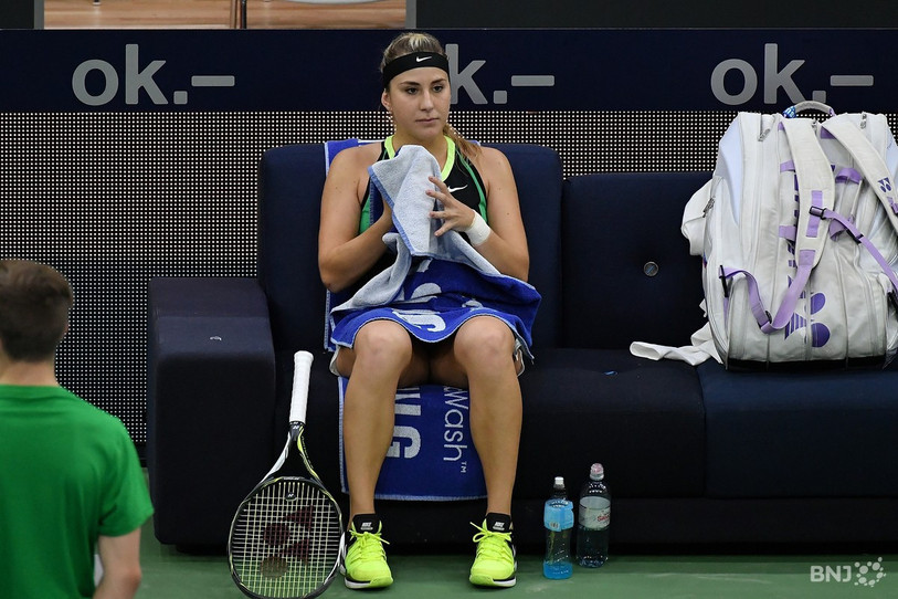 Le scénario du match laissera sans doute un goût amer à Belinda Bencic.