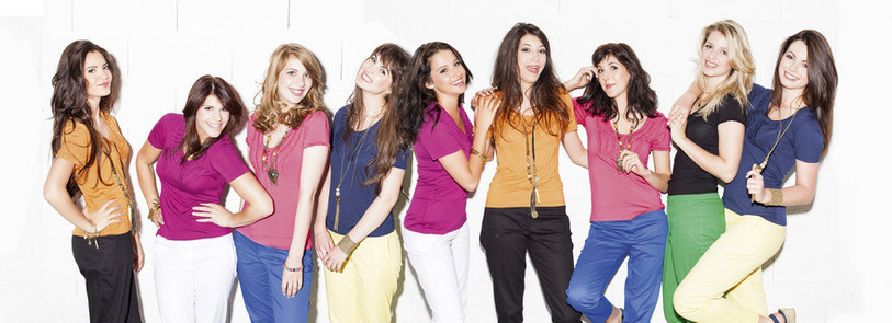 Les candidates à Miss Fête des Vendanges 2012.