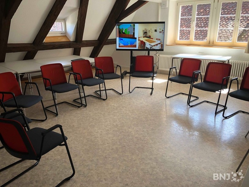 Une salle pour accueillir les thérapies de groupe.