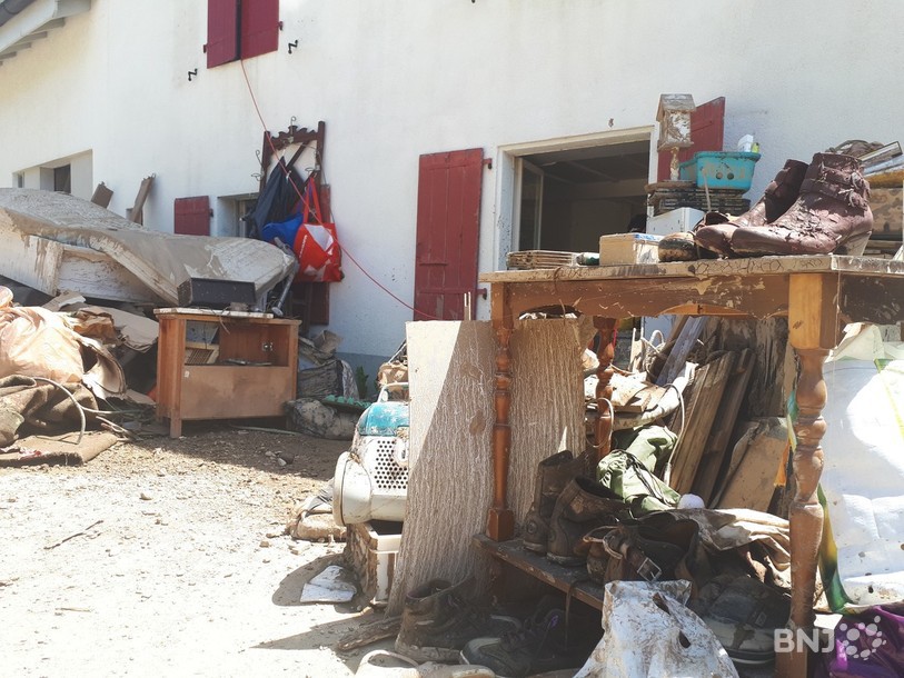 En plus des dégâts matériels et humains, les inondations de ce week-end ont choqué de nombreux habitants des villages concernés.