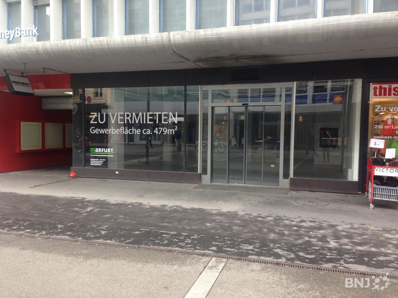Au centre-ville, de nombreuses surfaces sont vides depuis plusieurs années.