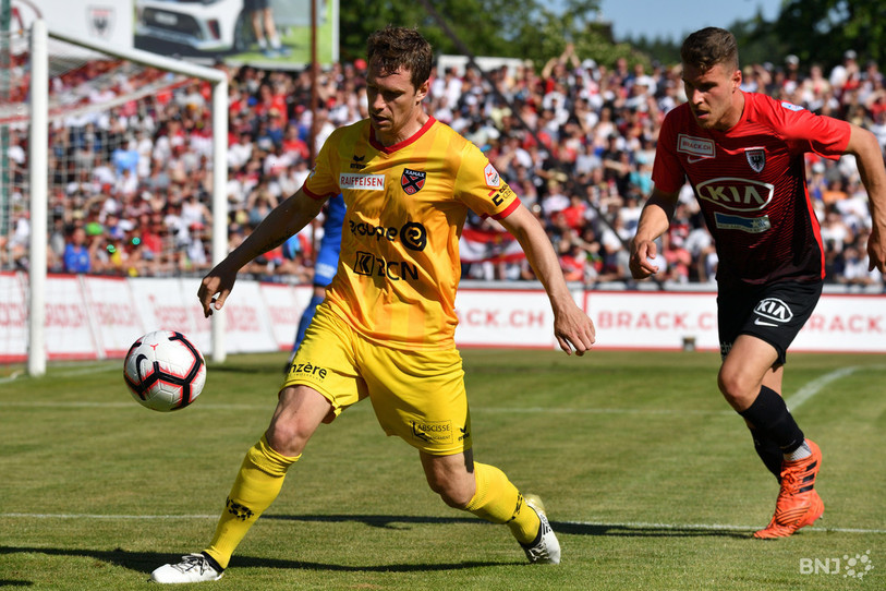 Charles Doudin a joué une heure contre Servette mercredi soir avant de céder sa place. (photo : archives)