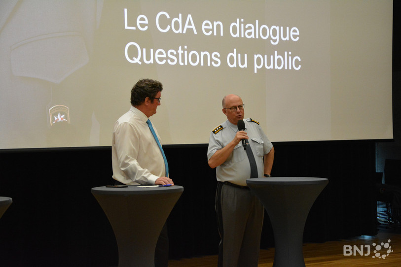 Philippe Rebord était en visite à Delémont.