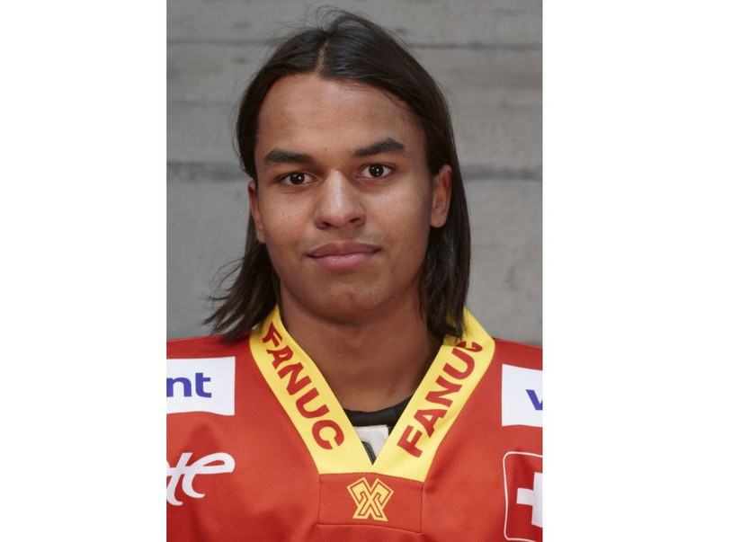 Noah Delémont évoluait en Suisse avec les juniors élites du HC Bienne. (Photo: HC Bienne)