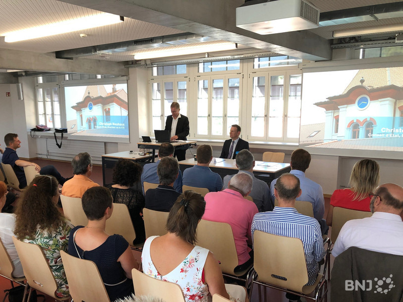 La cérémonie d'inauguration s'est déroulée en présence de nombreux invités de la région et du canton.