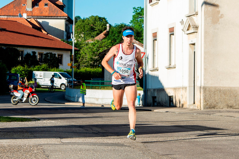 Jérémy Hunt seul au monde sur la Course des Franches (photo : Emilien Lanz).