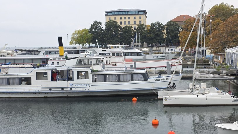 Les navires de la LNM étaient a quai vendredi matin.