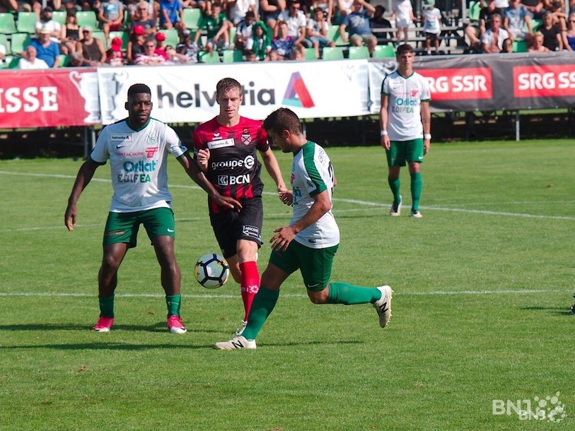 Charles-André Doudin et ses coéquipiers retrouvent le FC Yverdon en Coupe de Suisse. (photo: archives)