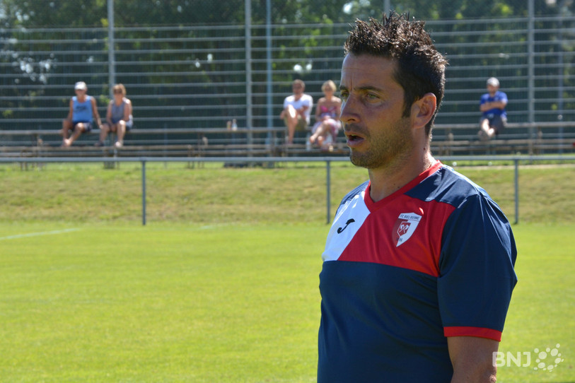 Anthony Sirufo et le FC Bienne n'ont pas su revenir dans le match (photo : archives)