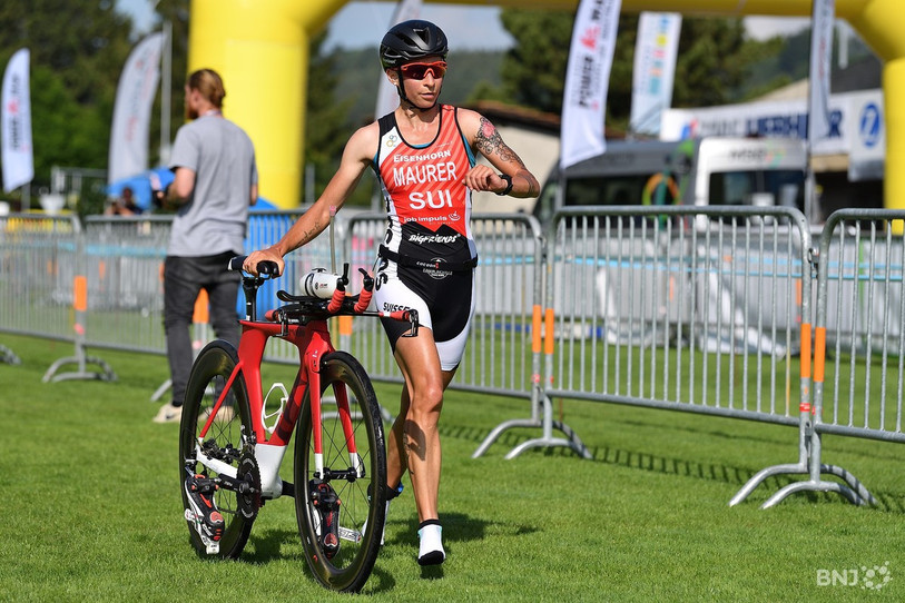 Entre course à pied et vélo de route, la patronne se nomme Mélanie Maurer (photo : archives/Georges Henz).