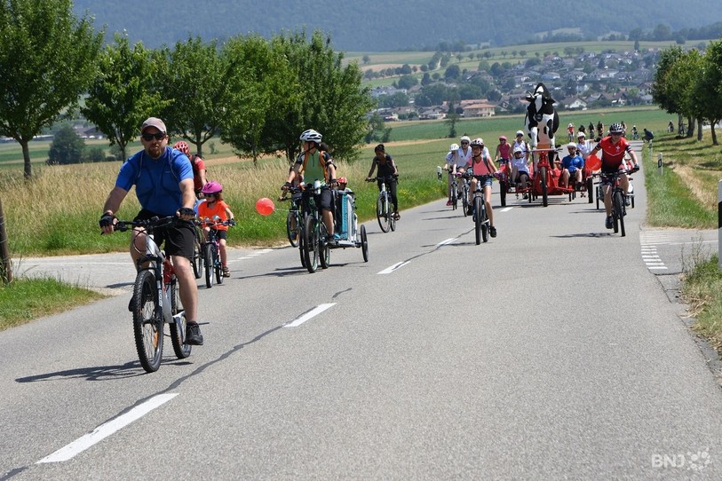 Il a fait très chaud sur les routes du Slow Up Jura.
