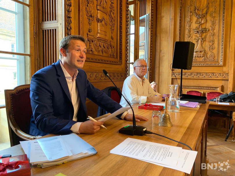 Alexandre Brodard est devenu le nouveau président du Conseil général de Neuchâtel.