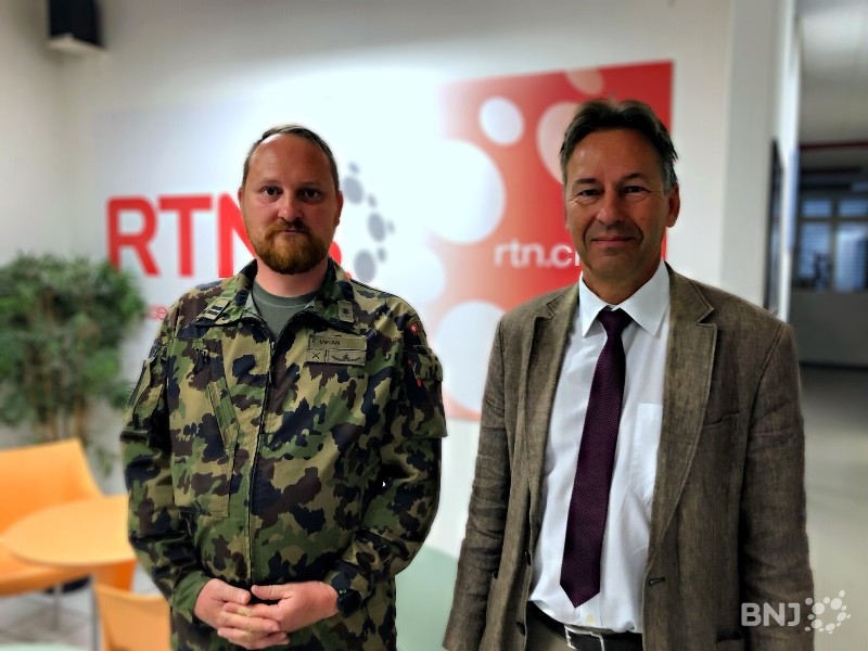 Edouard Vifian (à gauche sur la photo) et Alain Ribaux