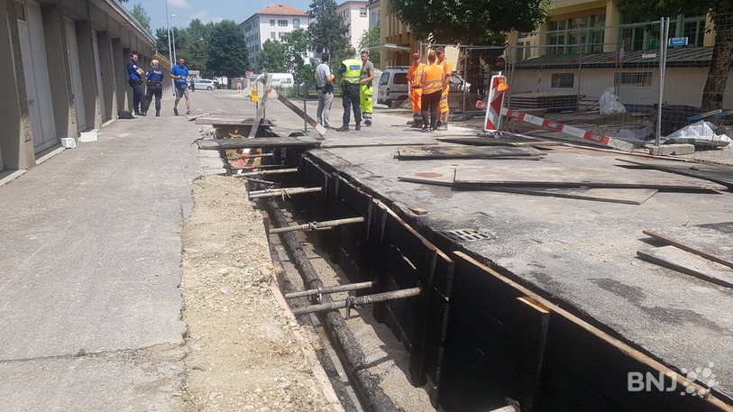 La Police scientifique était sur place mardi en milieu d'après-midi.