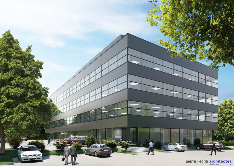 Le projet de la nouvelle usine Someco et Evosigne. (photo : plarchitectes).