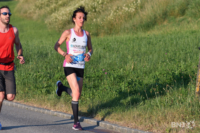 Morgane Crausaz n'a pas été inquiétée dans l'épreuve féminine (photo : Georges Henz).