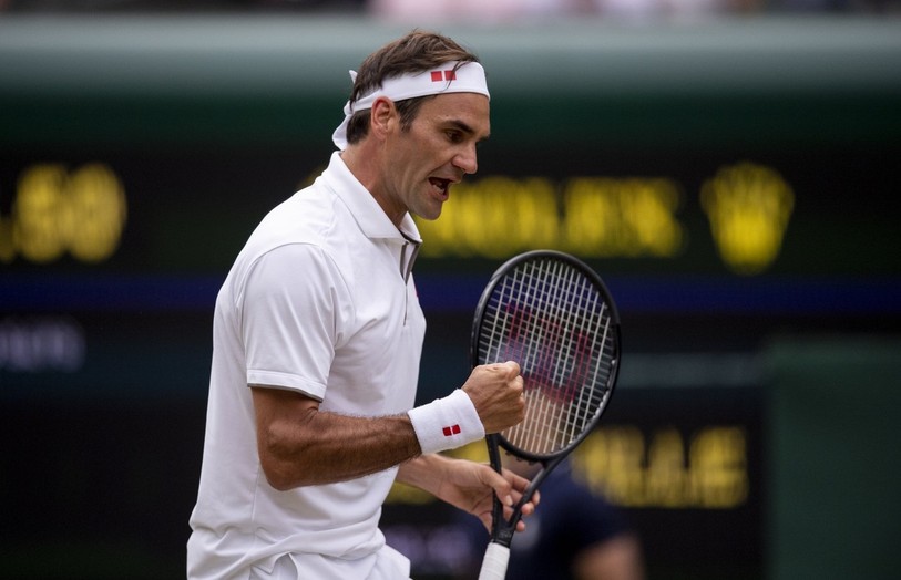 Roger Federer n'a pas eu de souci pour atteindre les quarts de finale à Wimbledon. (Photo: Twitter Wimbledon)
