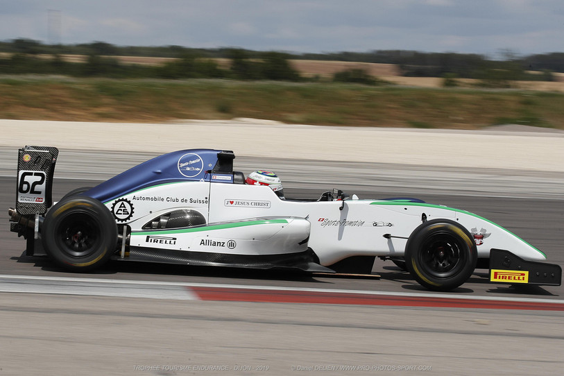 Christophe Hurni au volant de sa monoplace. (photo : Sports Promotion)
