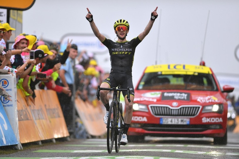 Le Britannique Simon Yates, vainqueur dimanche. (photo : Twitter/Mitchelton-SCOTT)