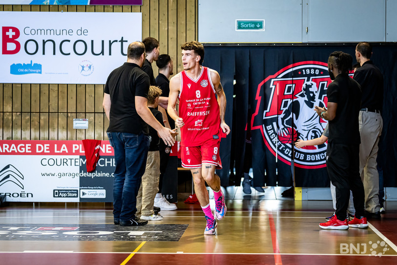 Simon Ducommun a lui aussi fait parler la poudre avec 14 points au compteur. (Photo : archives Stéphane Bée)