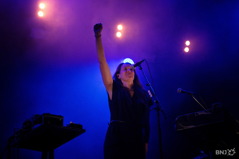 Sophie Hunger, le 14 juin 2019 à Festi'Neuch. Photo: Aline Kurth