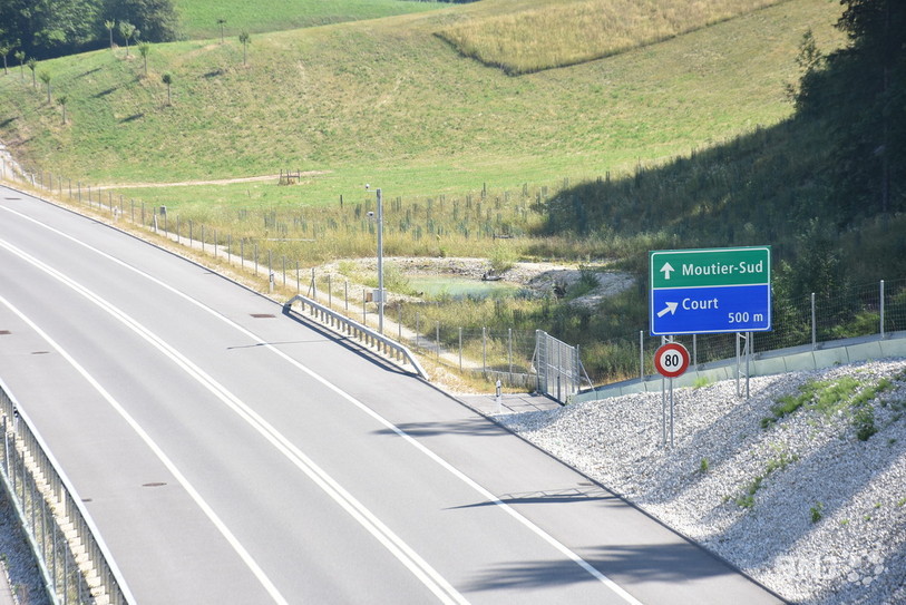 Le réseau routier garantit notamment un accès facilité aux entreprises de la région. 