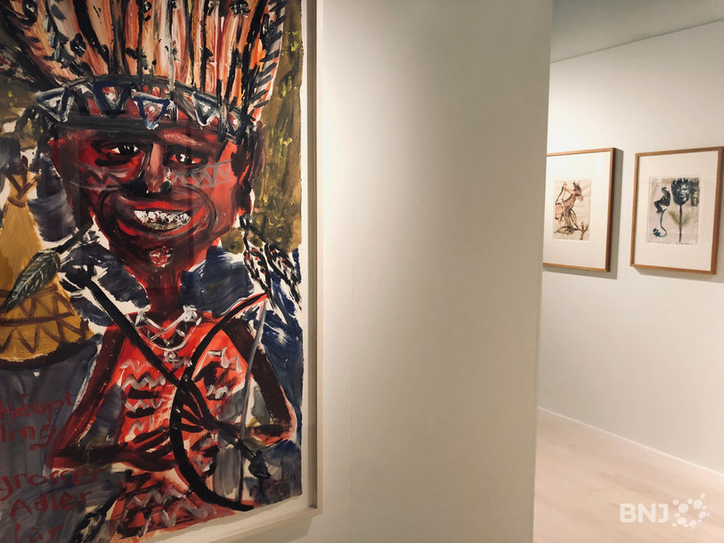 L'exposition montre les œuvres que l'artiste a créés alors qu'il résidait aux Planchettes.